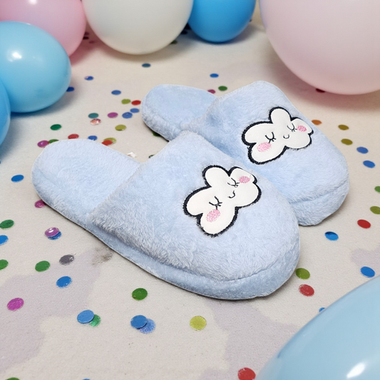 Pantuflas de Peluche de Nube Feliz