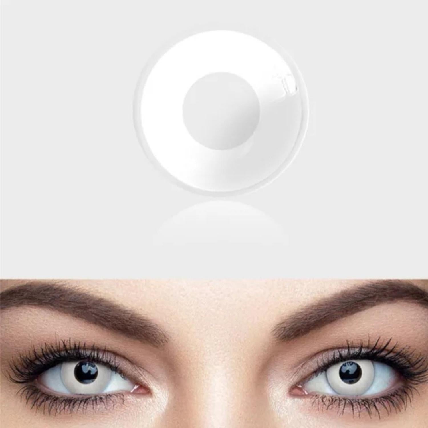 Disfraz Lentes De Contacto Ciego Disfraz Halloween Pupilentes