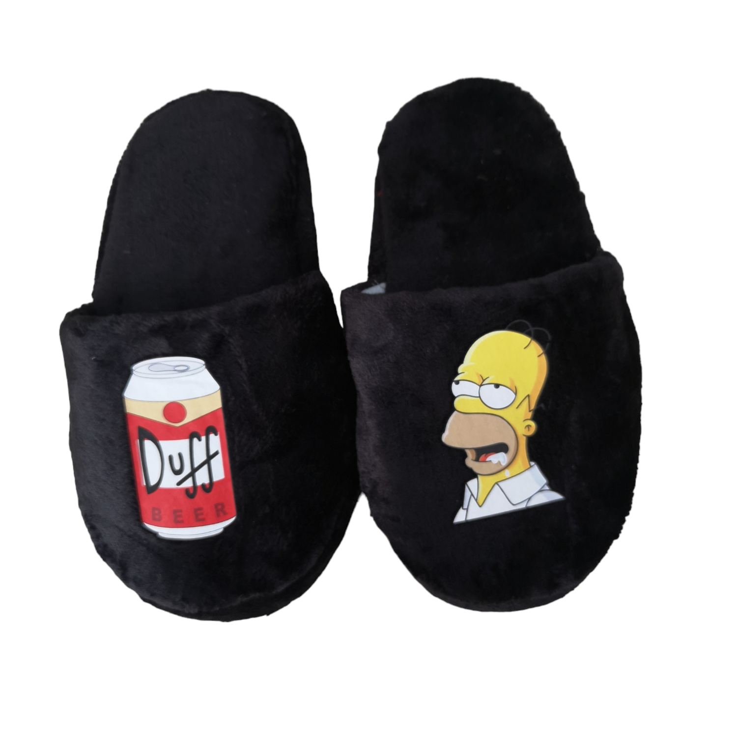Pantufla de Homero los Simpsons Peluche de Color Negro – Lymalimoon