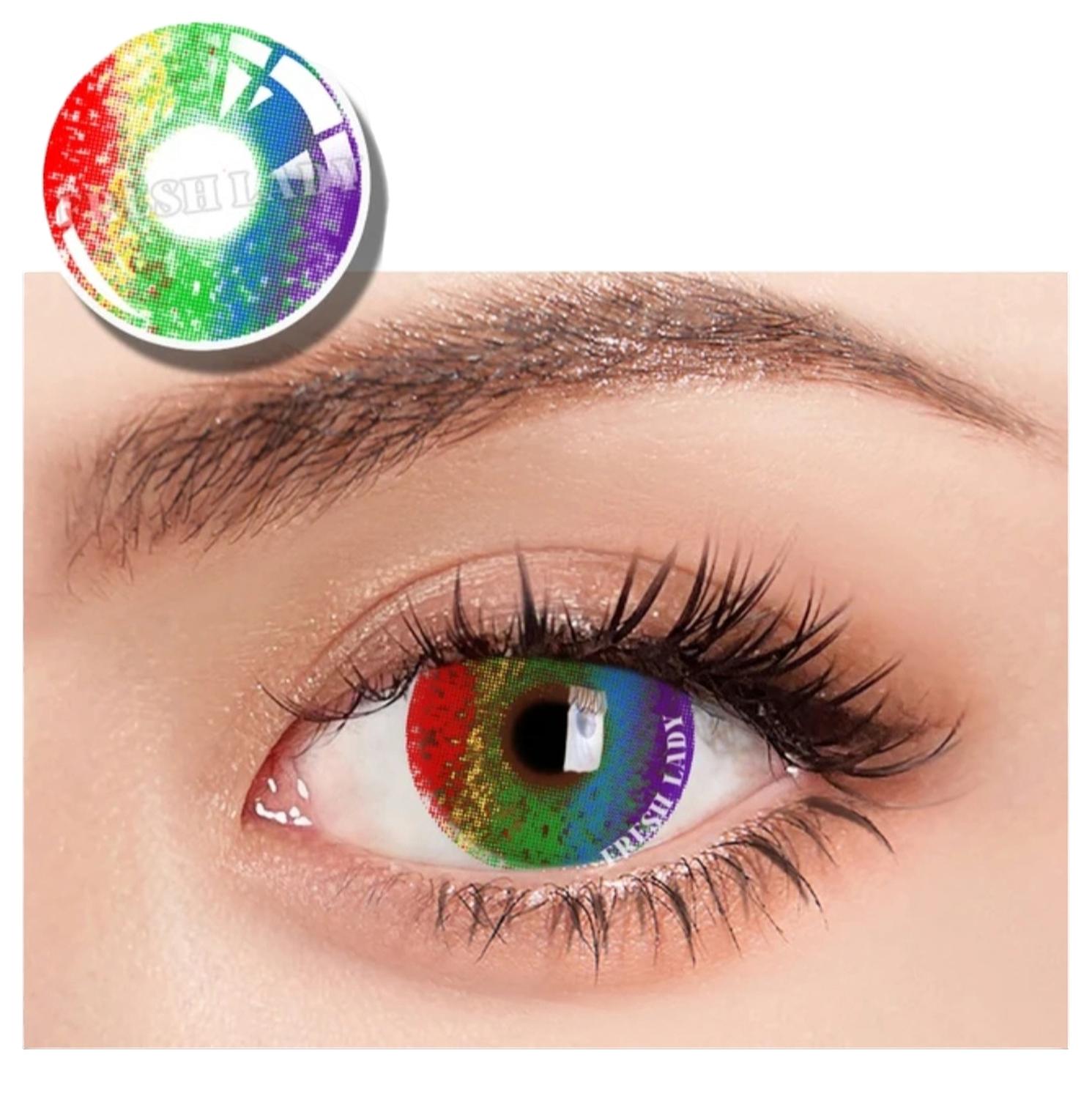 Lentillas arcoiris new arrivals