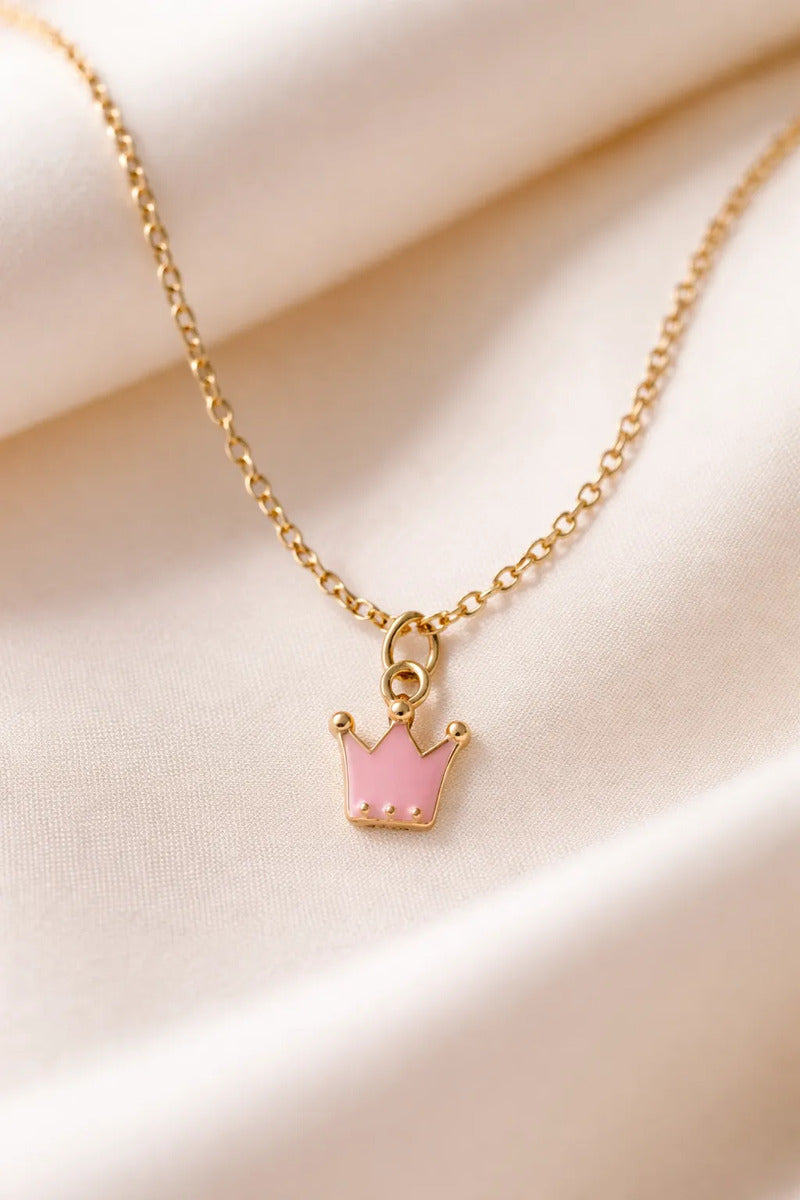 Collar Esmaltado - Love Pink Varios Modelos