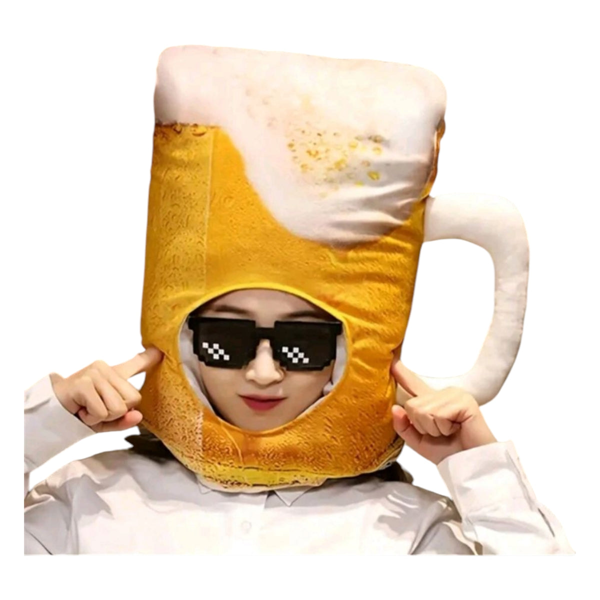 Gorro Con Forma De Tarro De Cerveza Disfraz Fiestas