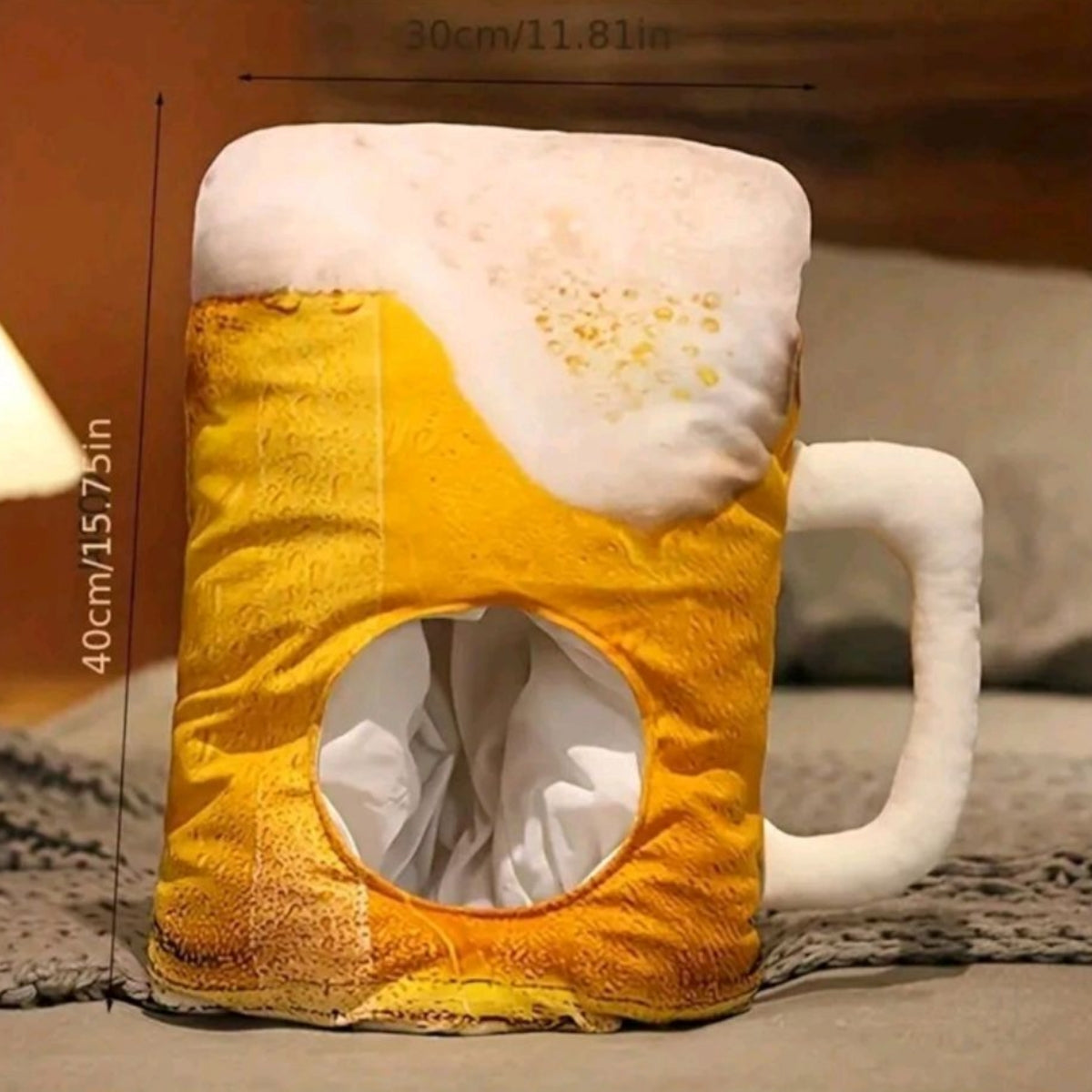 Gorro Con Forma De Tarro De Cerveza Disfraz Fiestas
