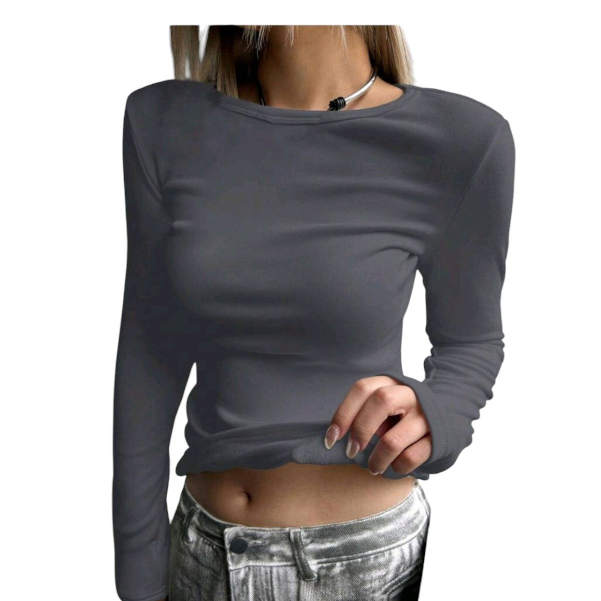 Playera Manga Larga Para Dama Sensación Termica con Interior