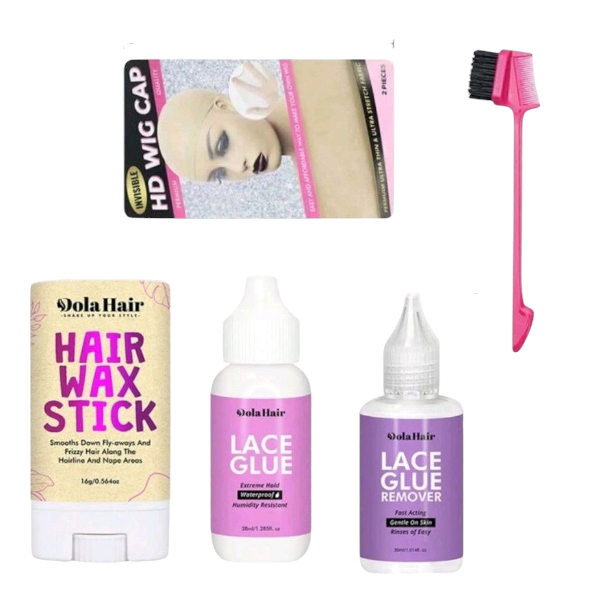 Kit Auxiliar Para Colocar Pelucas Sintéticas y Prosteticos