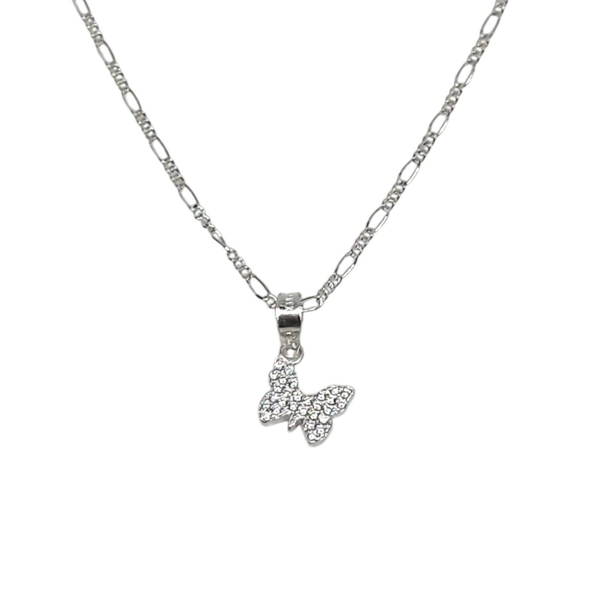 Collar Plata 925 Libélulas y Mariposas