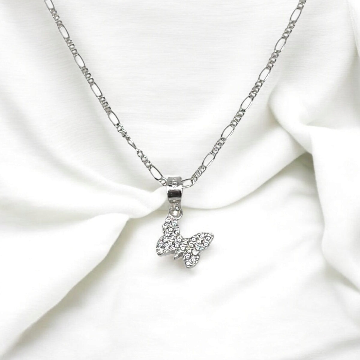 Collar Plata 925 Libélulas y Mariposas