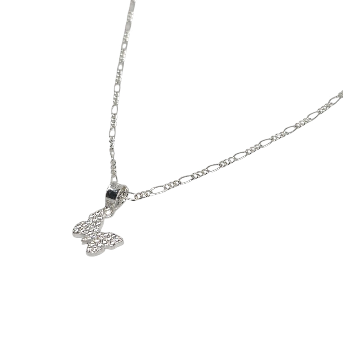Collar Plata 925 Libélulas y Mariposas