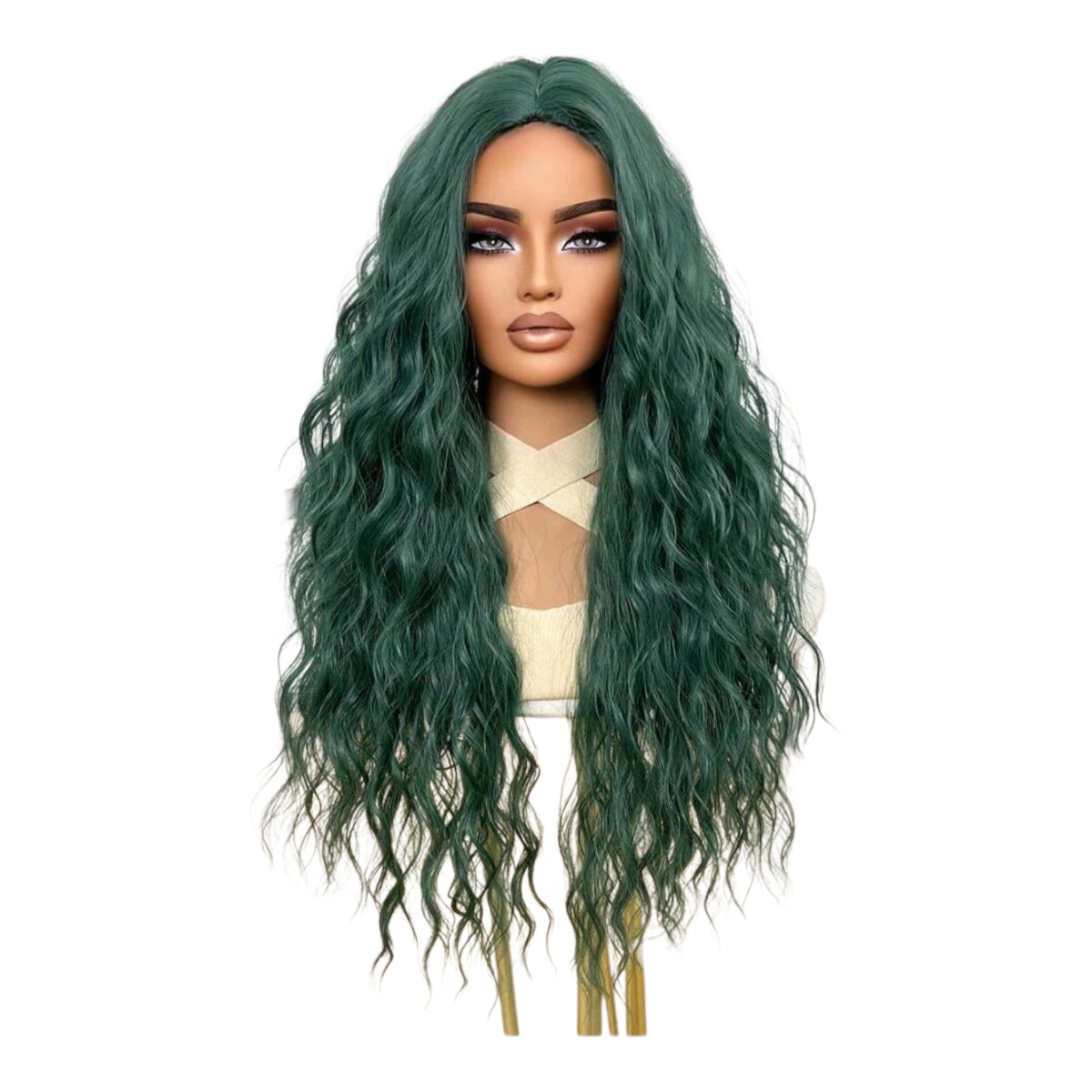 Peluca Verde Aqua Turquesa Oscuro Sailor Neptune