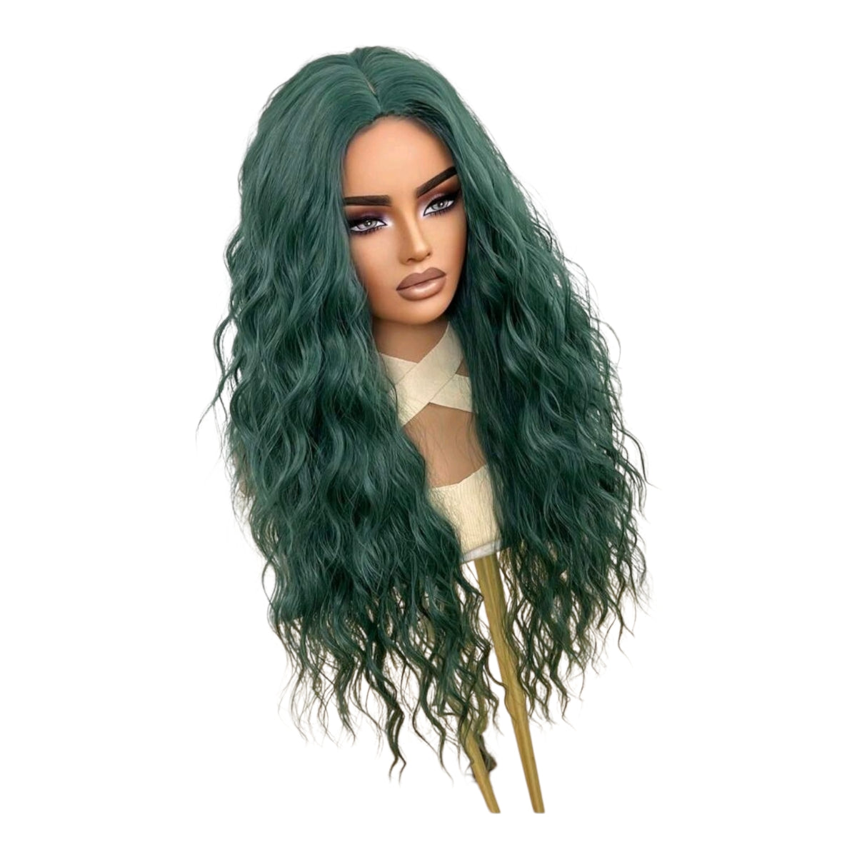 Peluca Verde Aqua Turquesa Oscuro Sailor Neptune