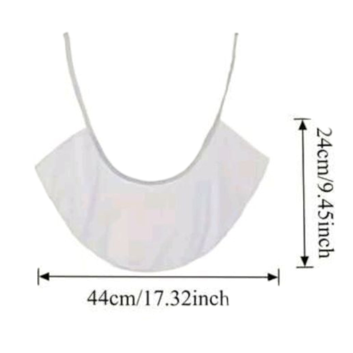 Kit Accesorios Disfraz de Monja Halloween Cabeza y Cuello