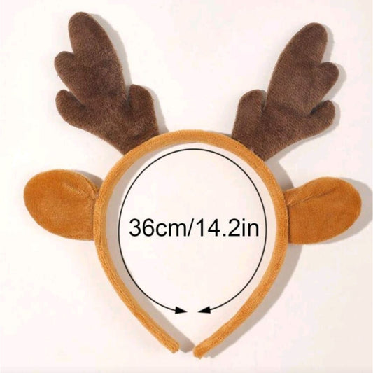 Diadema Orejas de Reno Estilo Navideño #2