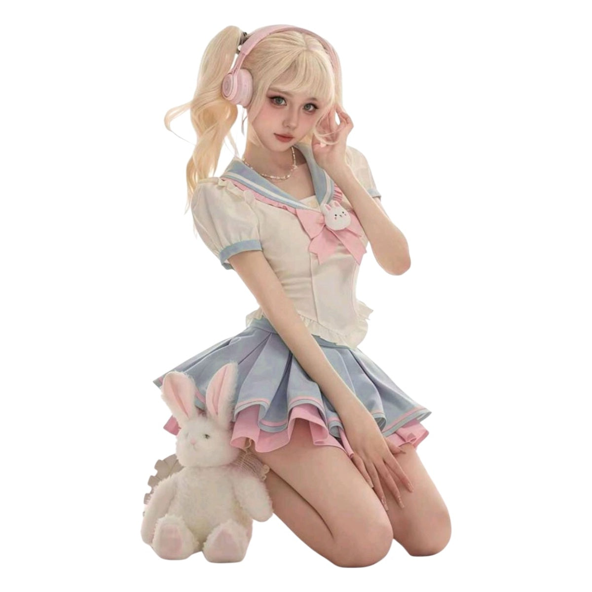 Vestido Anime Idol Colores Pastel Moda Kawaii