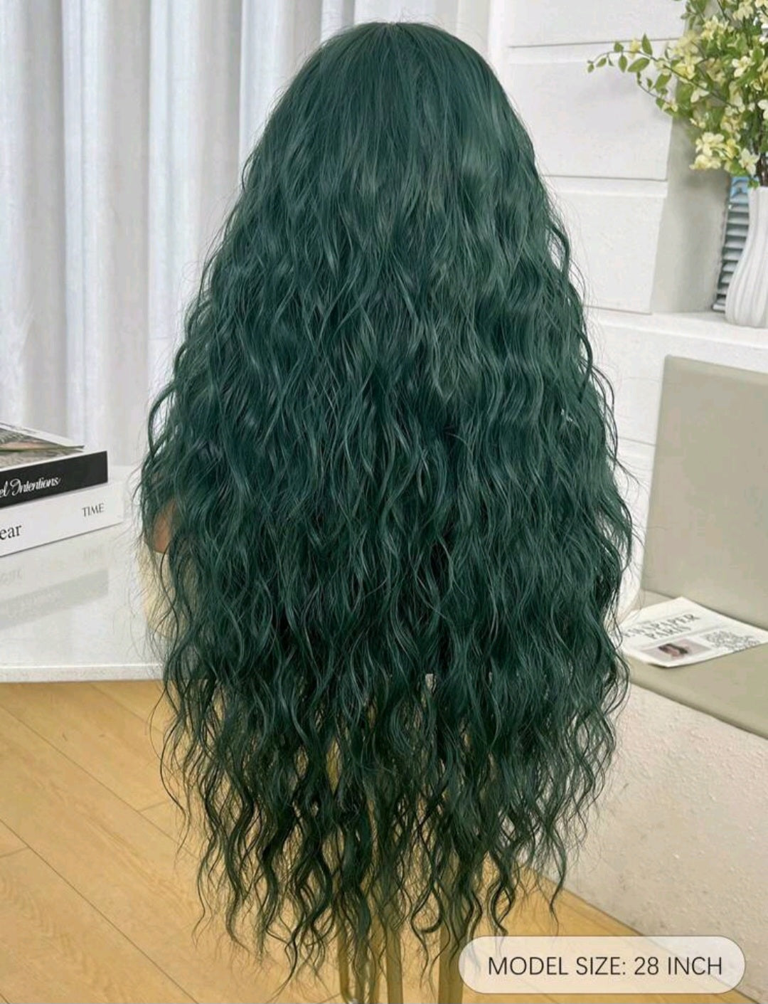 Peluca Verde Aqua Turquesa Oscuro Sailor Neptune
