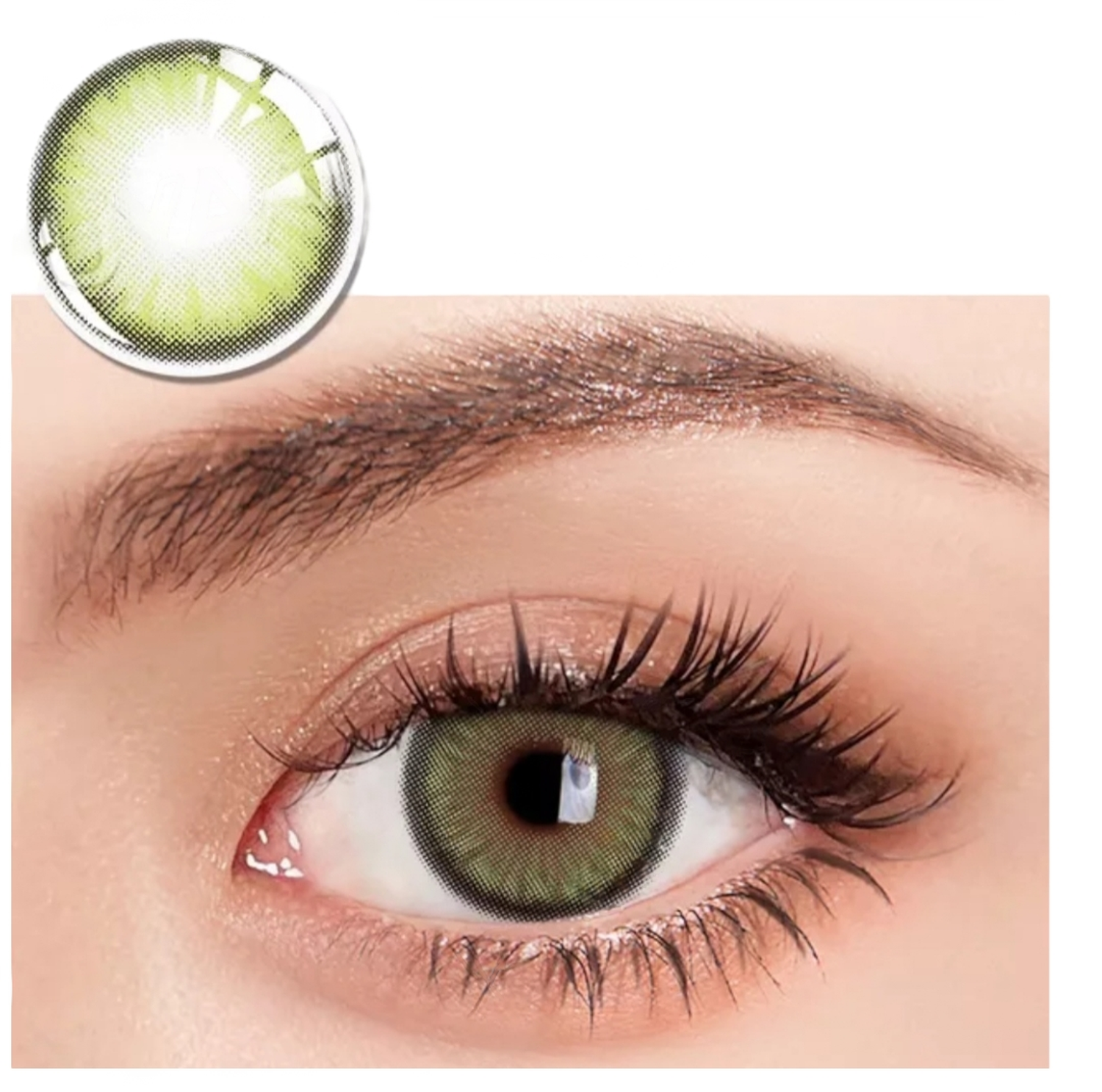 Pupilentes para Disfraz Verde Tenue Mirage Green – Lymalimoon