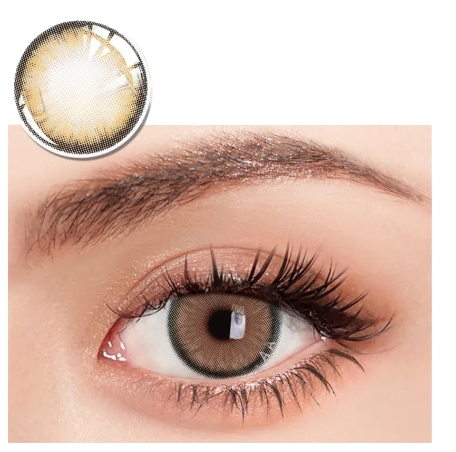 Lentes de contacto color marron claro hotsell