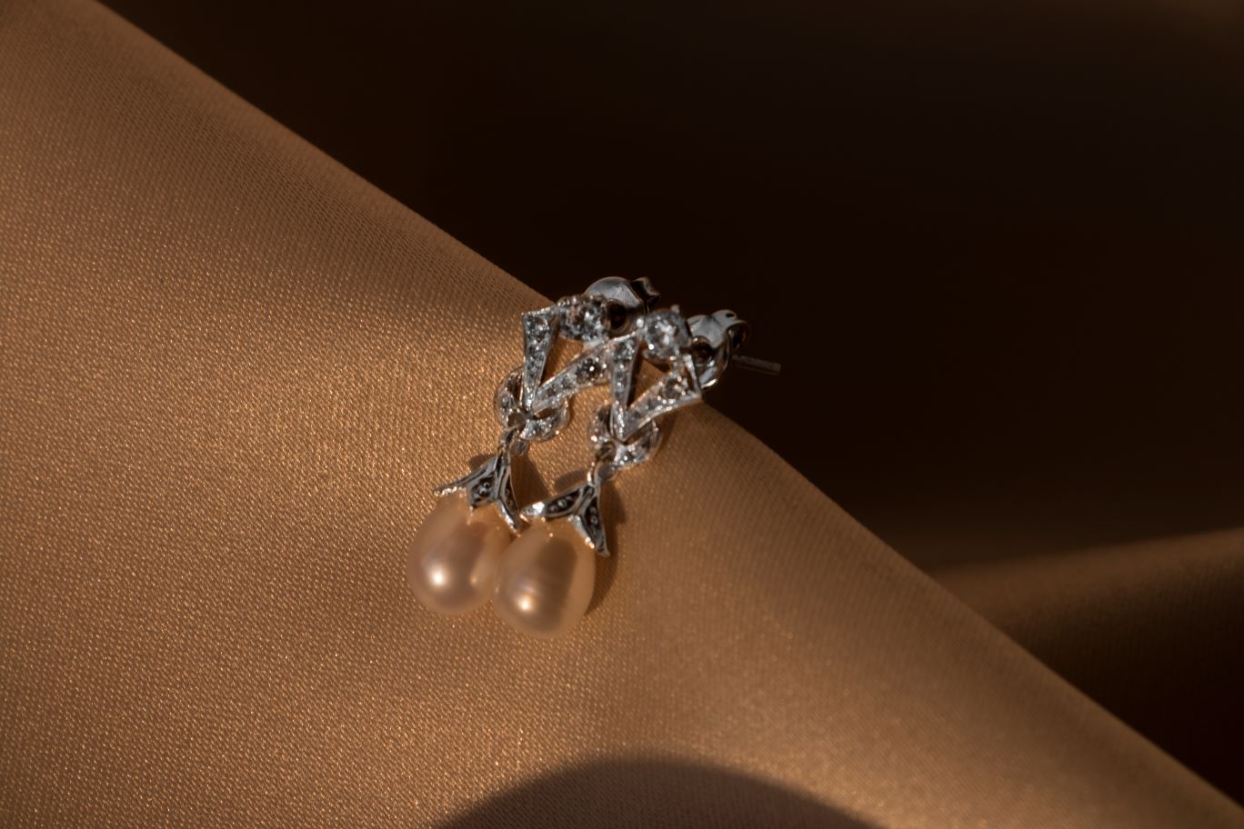 Juego de Joyeria con Perlas Plata 925 Collar y Aretes