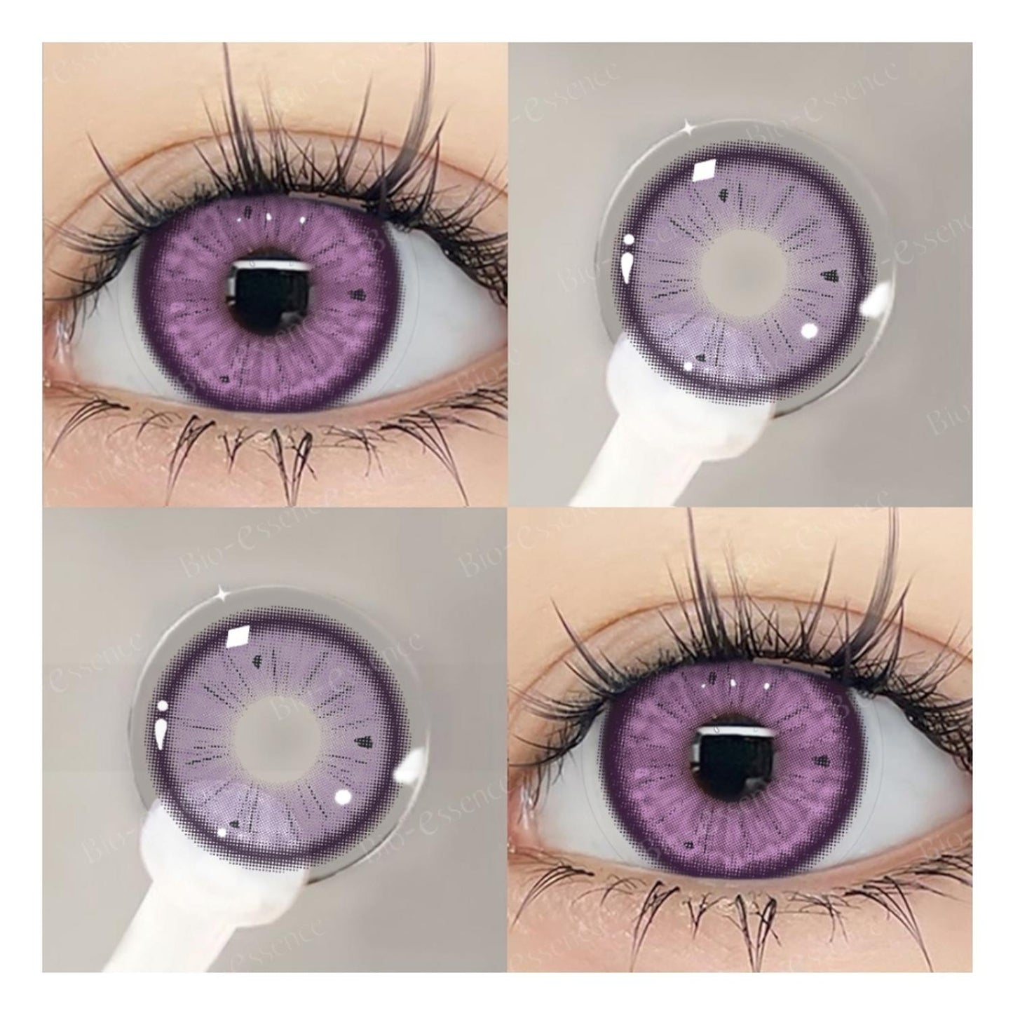 Lentes de Contacto Morado Pupilente Violeta Claro