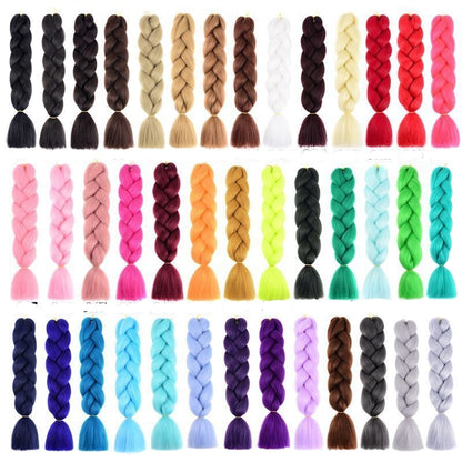 Extensión de Cabello Sintético 60 cm Varios Colores