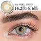 Lentes De Contacto Color Gris Realista La GIRL Pupilentes