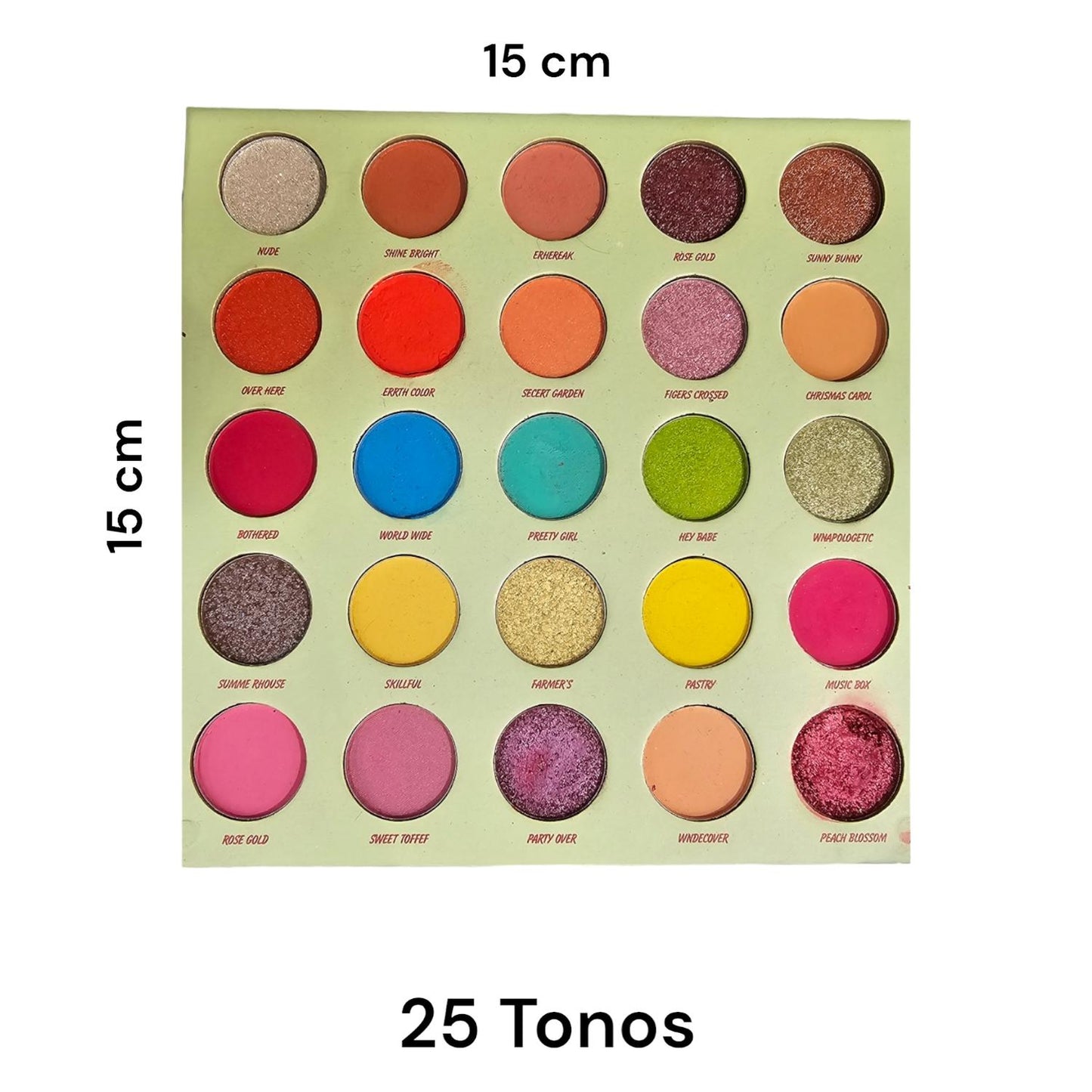 Paleta de Sombras para Ojos 25 Tonos Fantasia