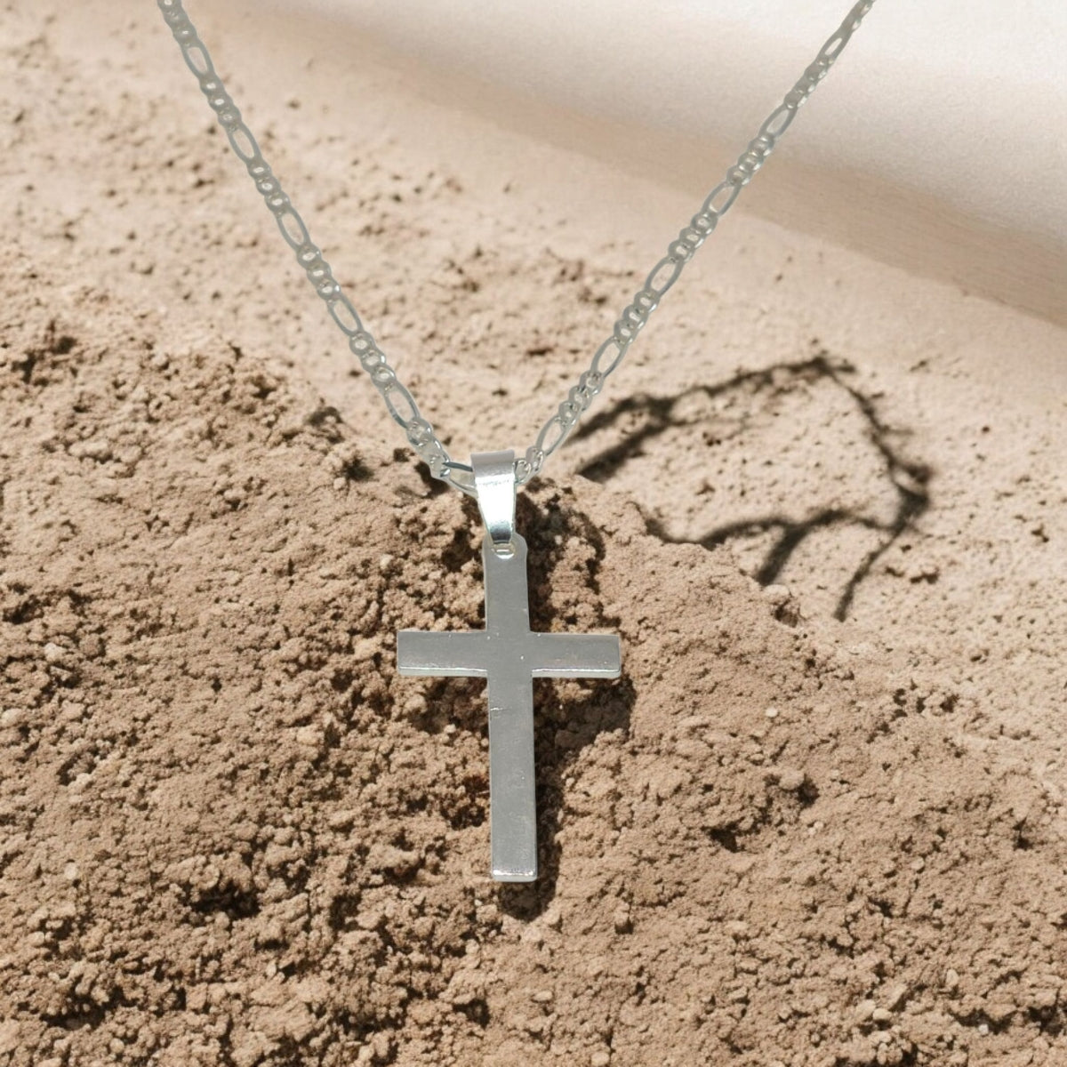 Collar con Dije de Cruces Plata Fina 925 Joyería