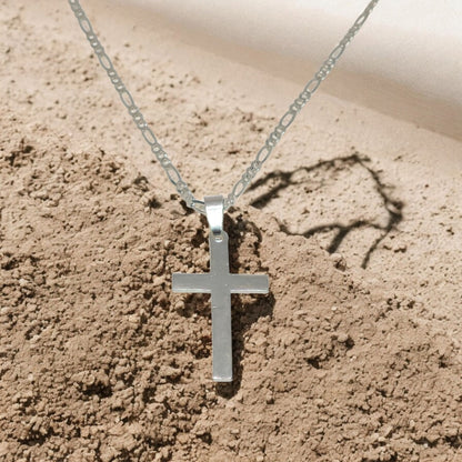 Collar con Dije de Cruces Plata Fina 925 Joyería