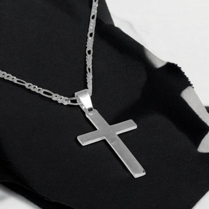 Collar con Dije de Cruces Plata Fina 925 Joyería