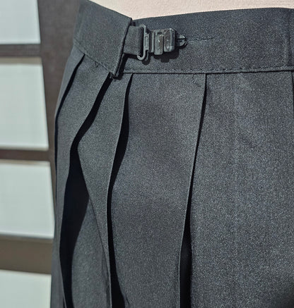 Uniforme Moda Japonesa Negro y Azul Turquesa