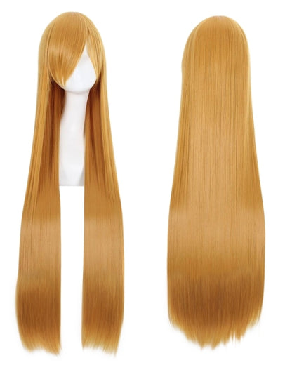 Peluca Oro Cobrizo Larga Sintética Lisa L.16