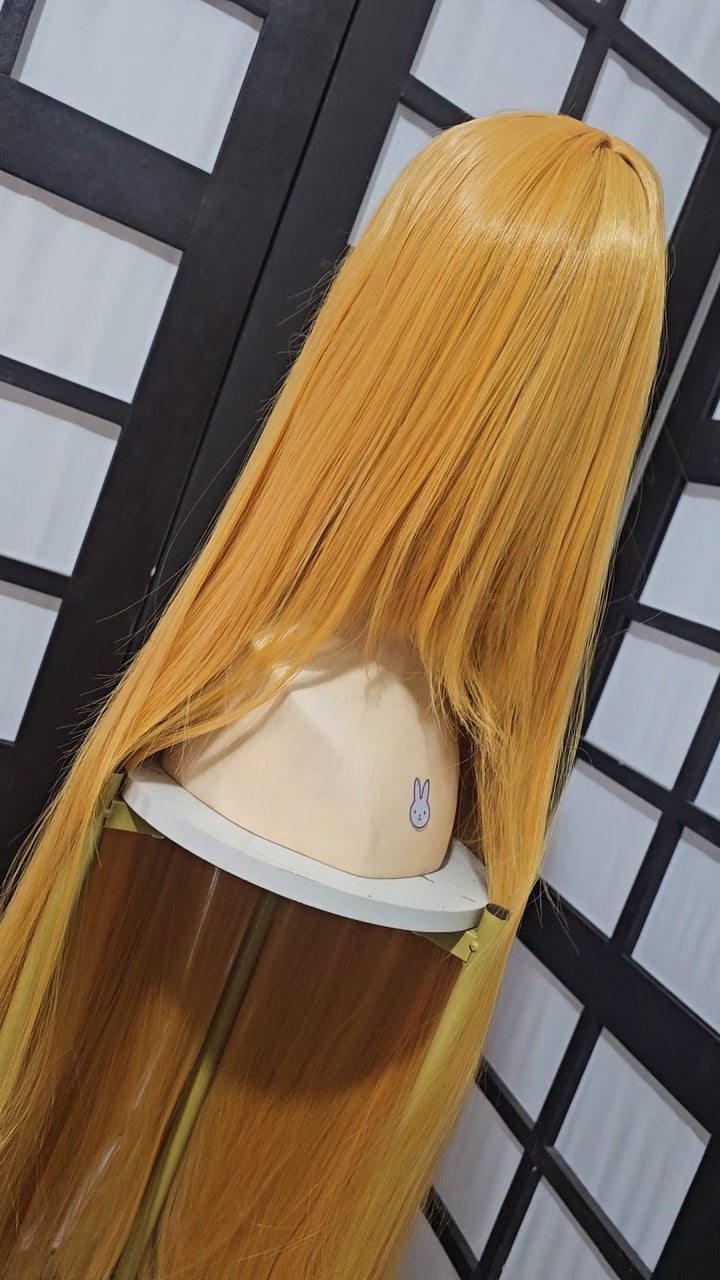 Peluca JOY Oro Cobrizo Larga Sintética Lisa L.16