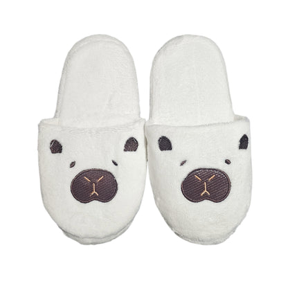 Pantuflas del Hogar Lymalimoon Capibara Peluche Blanco