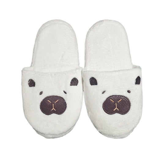 Pantuflas del Hogar Lymalimoon Capibara Peluche Blanco