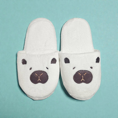 Pantuflas del Hogar Lymalimoon Capibara Peluche Blanco