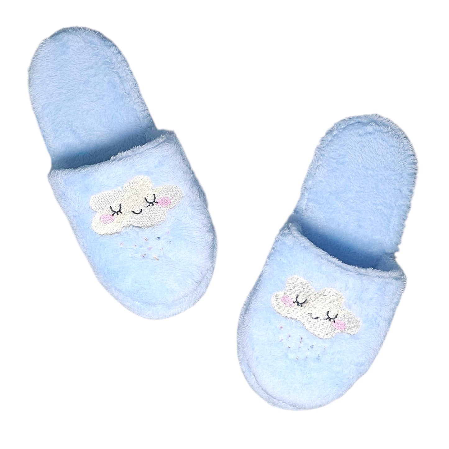 Pantuflas de Peluche de Nube Feliz