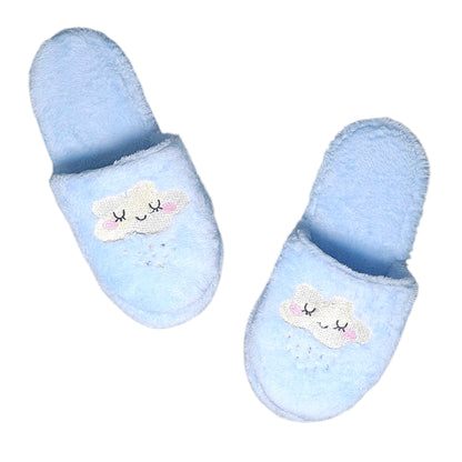 Pantuflas de Peluche de Nube Feliz