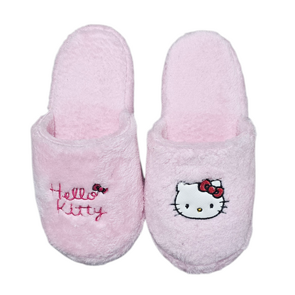 Pantuflas de Hello Kitty Rosa Pastel para Adulto