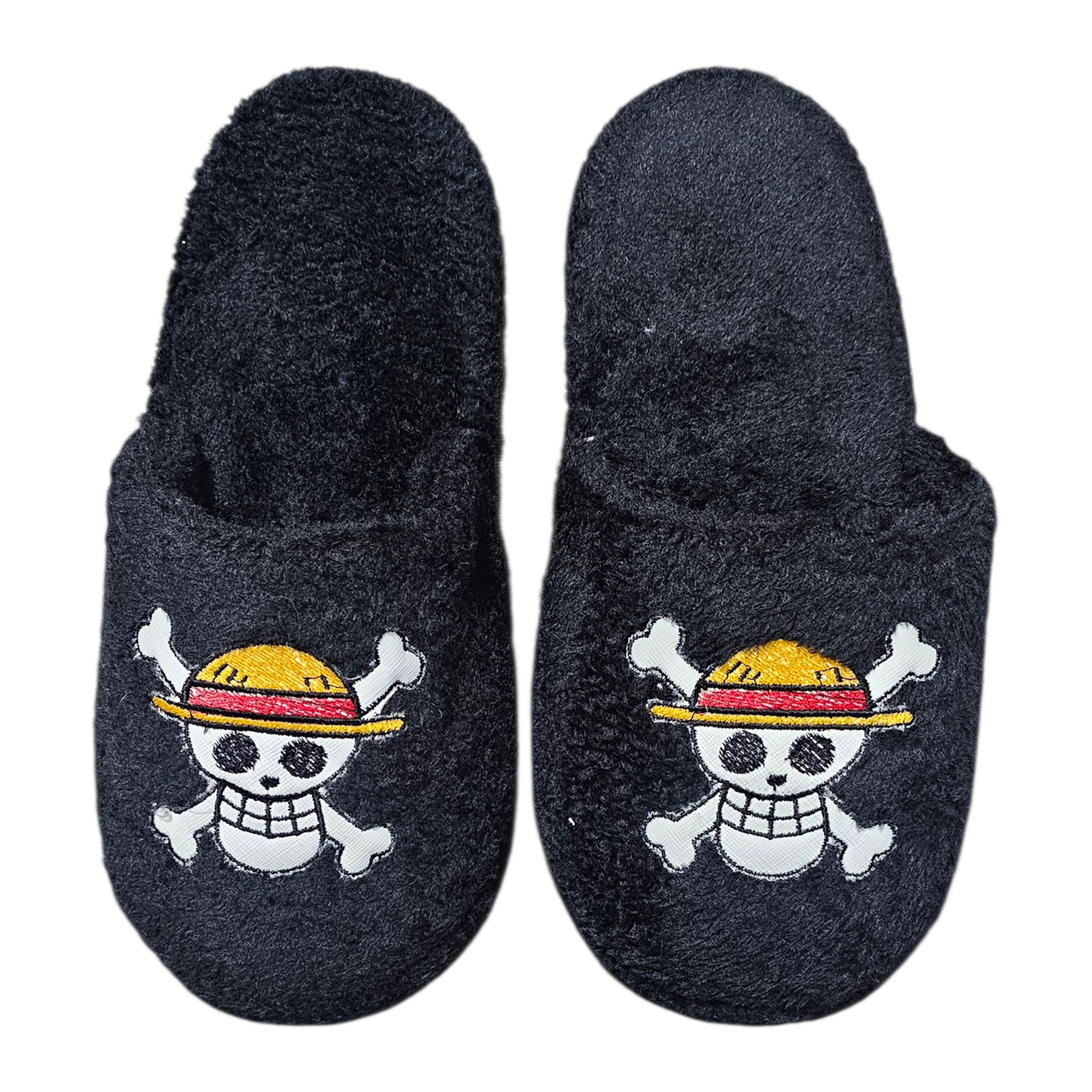 Pantuflas One Piece Anime Piratas Negras de Peluche