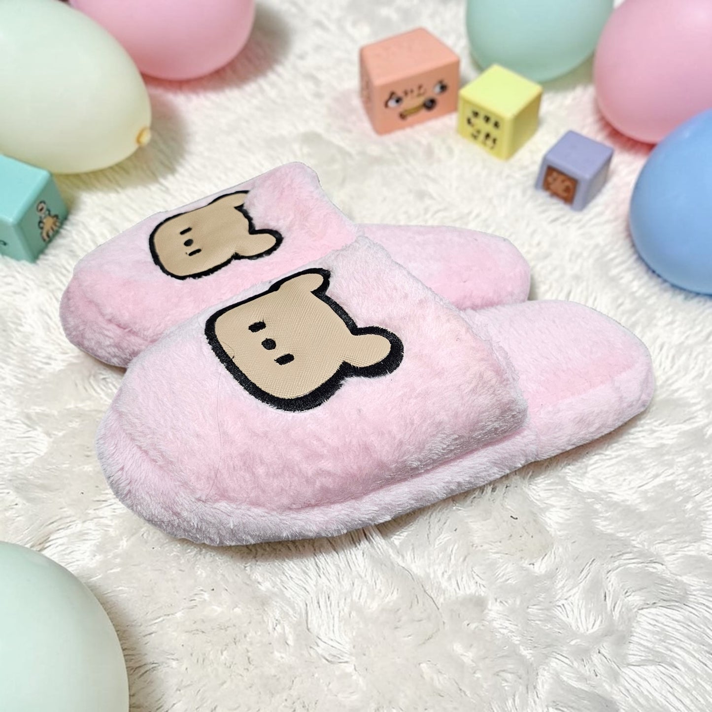 Pantuflas de Peluche Osito