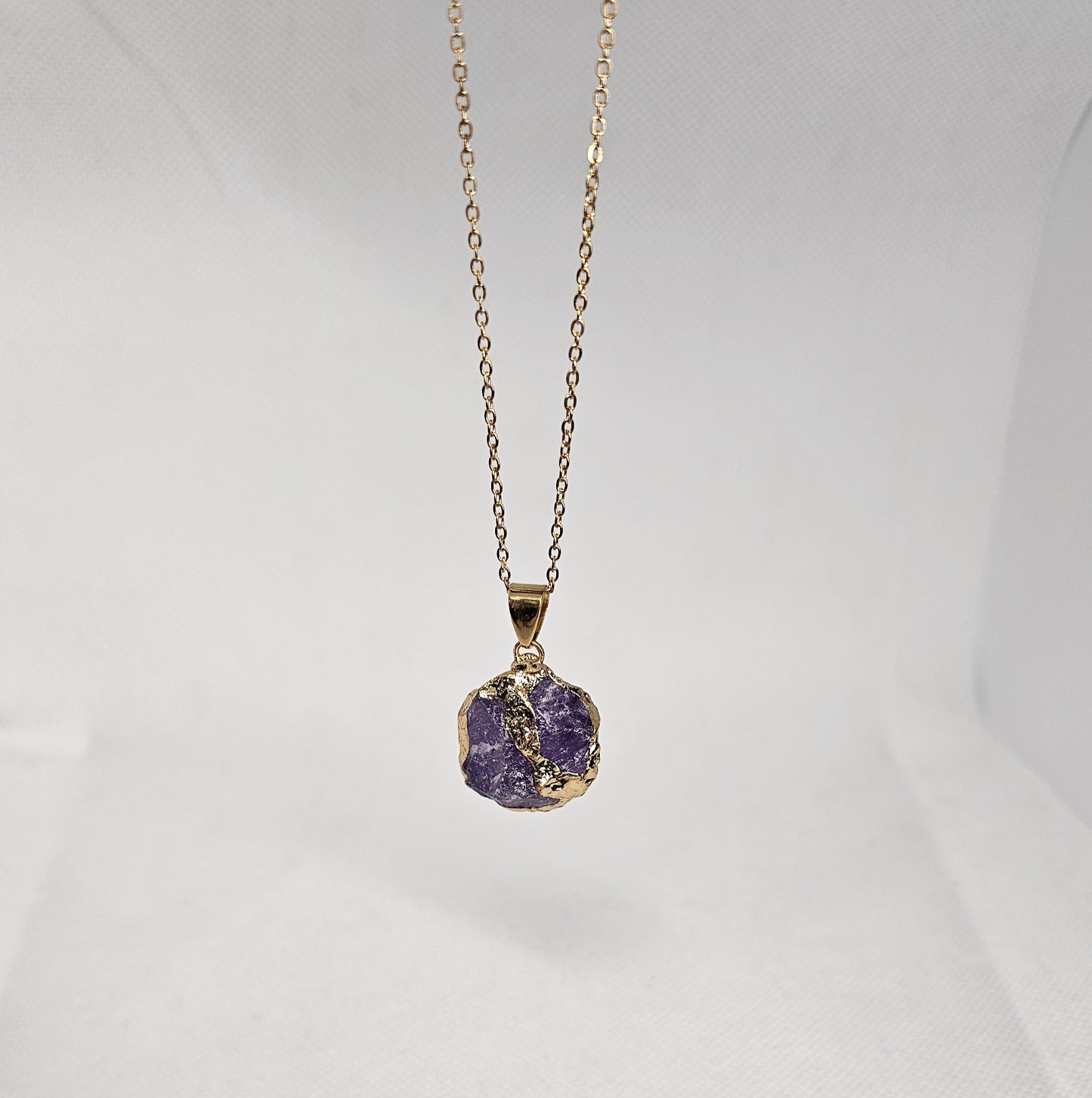 Collar Dorado - Amatista