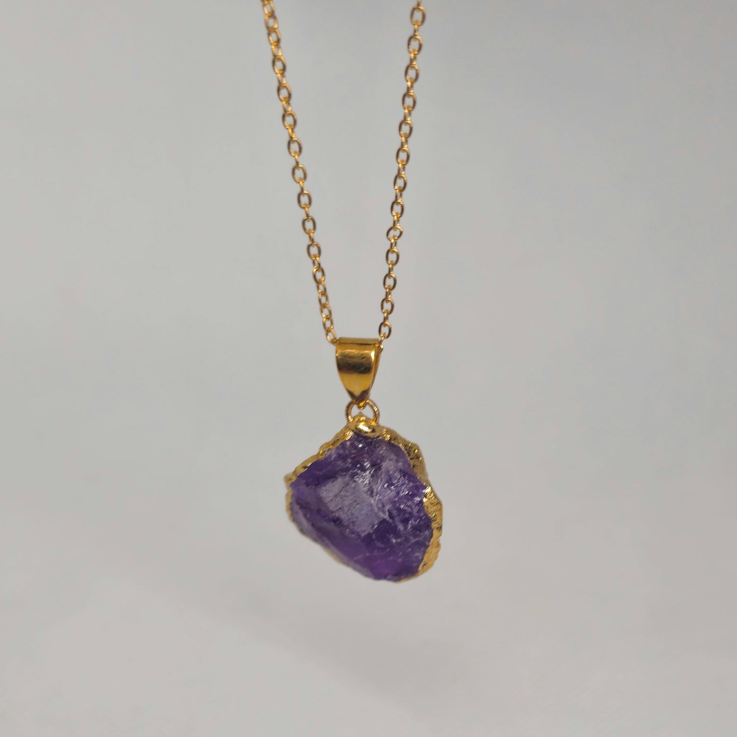 Collar Dorado - Amatista