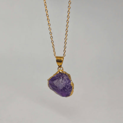 Collar Dorado - Amatista