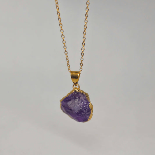 Collar Dorado - Amatista