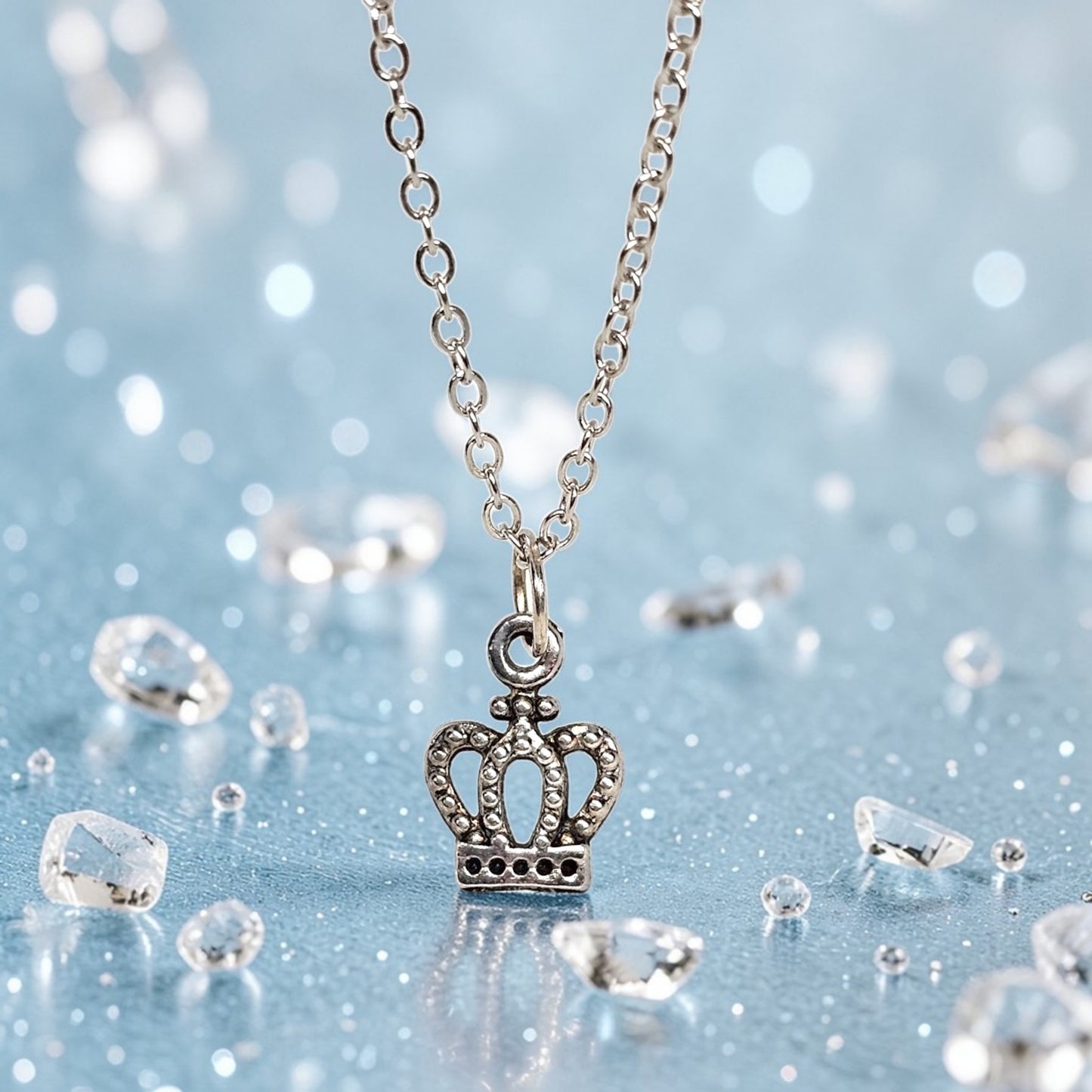 Collar Plateado - Corona Princess Style