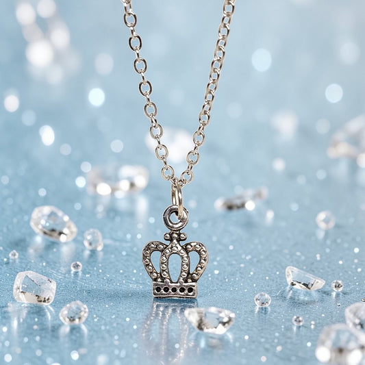 Collar Plateado - Corona Princess Style