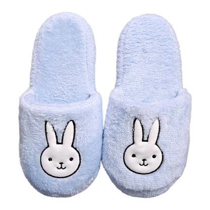 Pantuflas del Hogar Lymalimoon Conejo Peluche Rosa y Negro