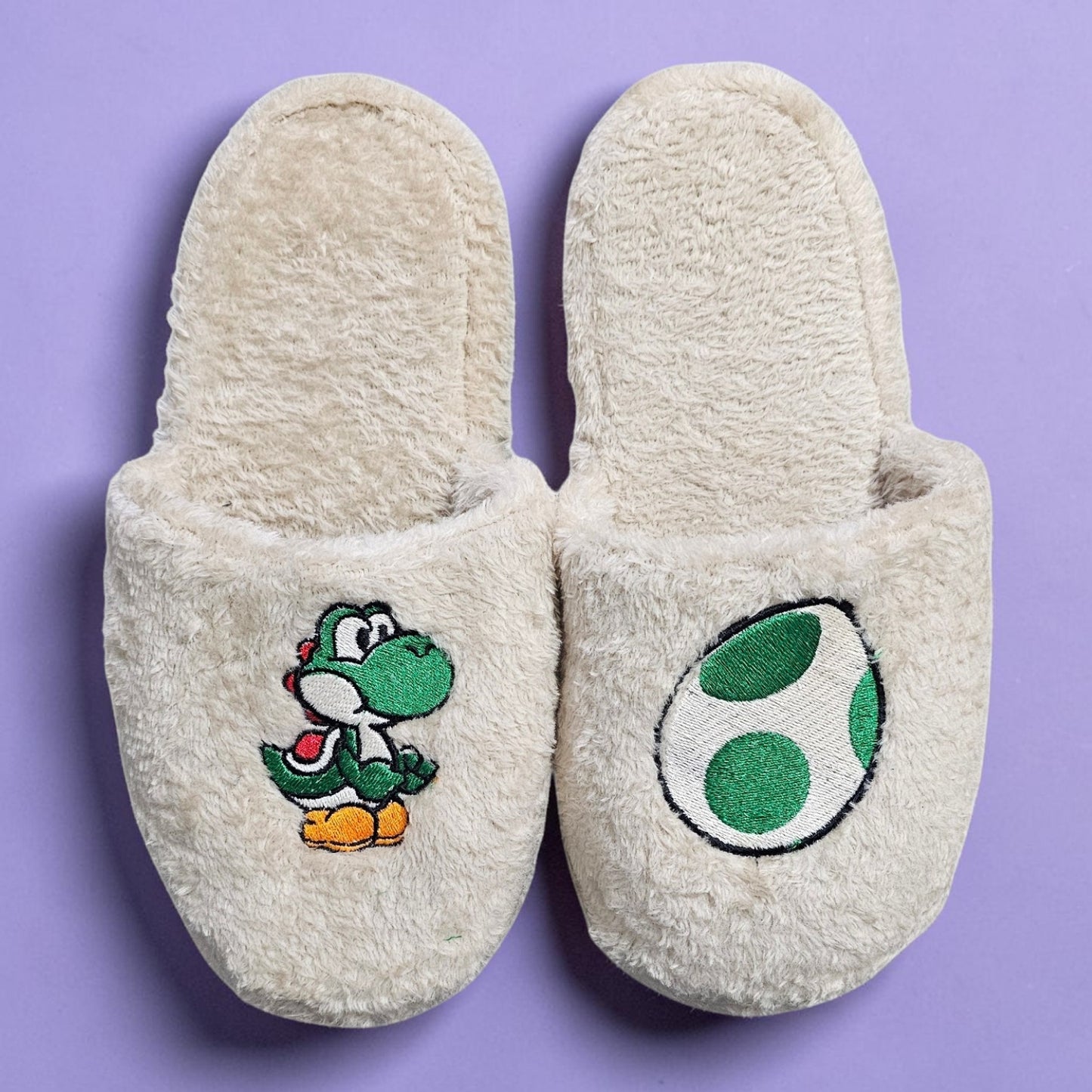 Pantuflas de Peluche Dinosaurio Yoshi