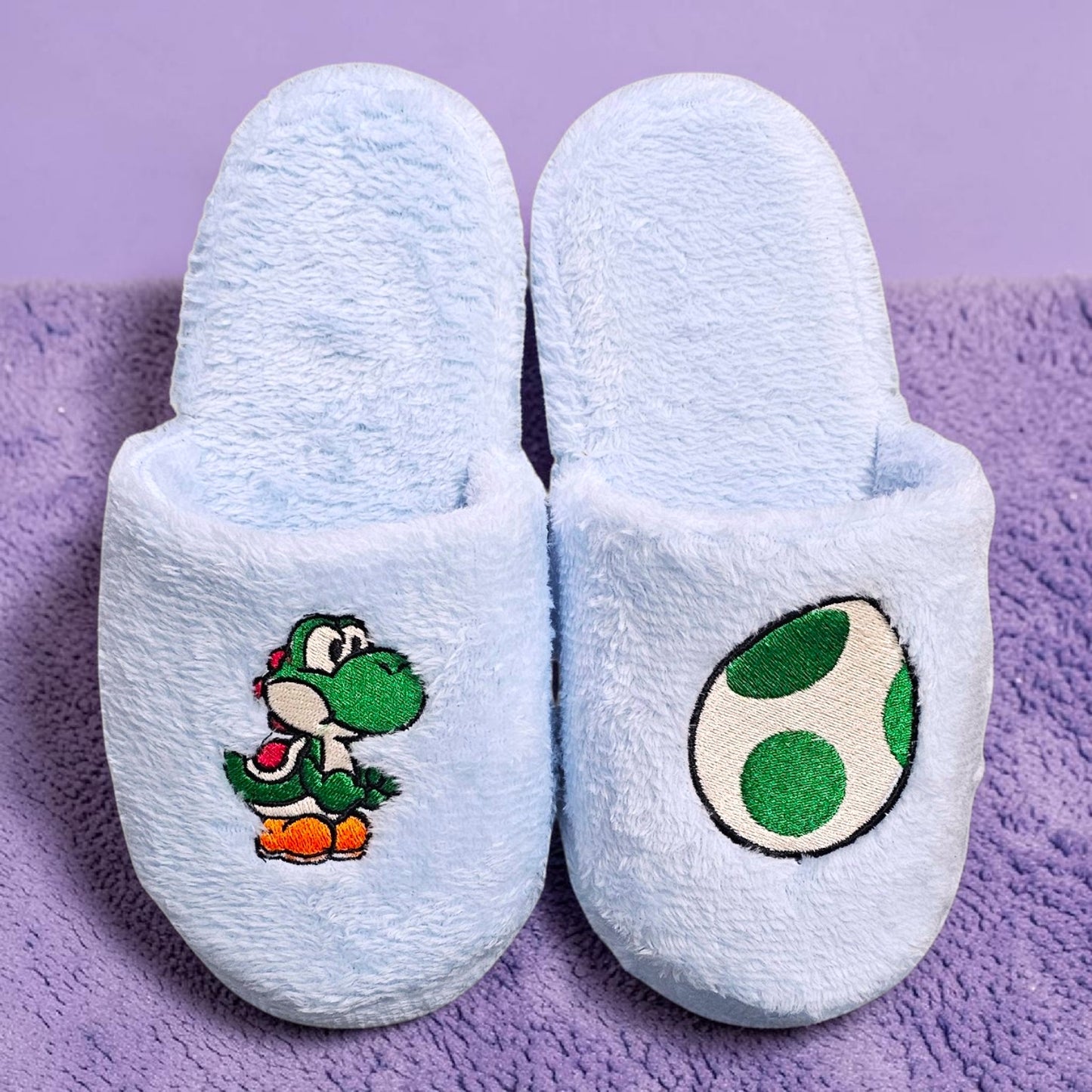 Pantuflas de Peluche Dinosaurio Yoshi