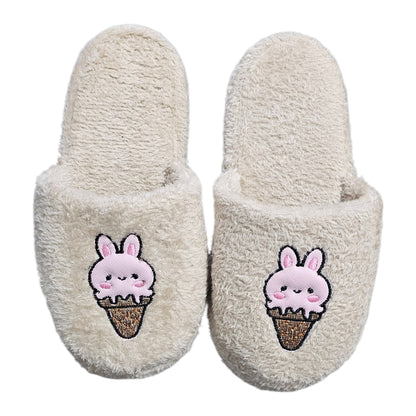 Pantuflas de Peluche Bunny Ice Cream