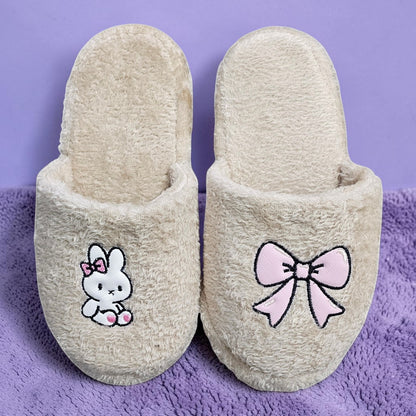 Pantuflas de Peluche Bunny Ribbon